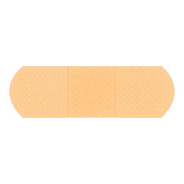 Dukal Adhesive Strip American® White Cross 1 X 3 Inch Plastic Rectangle Sheer Sterile - Box of 100 - 1290033-BX