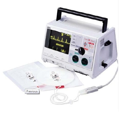 Soma Technology Refurbished Defibrillator Unit Automatic Zoll® M Series® Electrode / Paddle Contact - Each - ZOLLM-BIPHASIC-EA