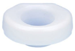 Fabrication Enterprises Raised Toilet Seat Economy 4 Inch Height White - Each - 43-2520-EA