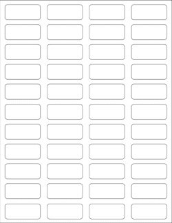 United Ad Label Blank Label UAL™ Printer Label White Thermal Piggiyback 1 X 2-1/16 Inch - Box of 5500 - ULPCS16-W-BX
