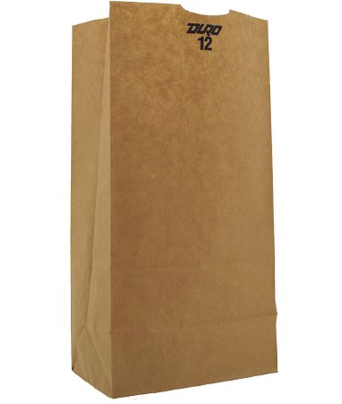 RJ Schinner Co Grocery Bag Duro® Brown Kraft Recycled Paper #12 - Case of 1 - 18412-CS