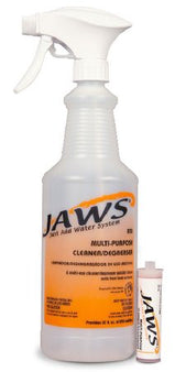Canberra JAWS® Surface Cleaner / Degreaser Alcohol Based Pump Spray Liquid Concentrate 10 mL Cartridge Citrus Scent NonSterile - Case of 24 - JAWS-3910-46-CS