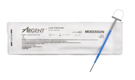 McKesson LEEP/LLETZ Electrode McKesson Argent™ Tungsten Wire Loop Tip Disposable Sterile - Box of 1 - 462-BX