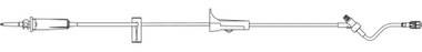 B. Braun Primary IV Administration Set Caresite® Gravity 1 Port 15 Drops / mL Drip Rate Without Filter 113 Inch Tubing - Case of 50 - 354201-CS