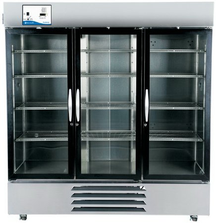 Fisher Scientific Refrigerator Isotemp® Laboratory Use 72 cu.ft. 3 Glass Doors Automatic Defrost - Each - 11670260-EA