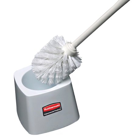 RJ Schinner Co Toilet Bowl Brush Holder Rubbermaid 5 Inch, White, Polypropylene - Each - FG631100WHT-EA