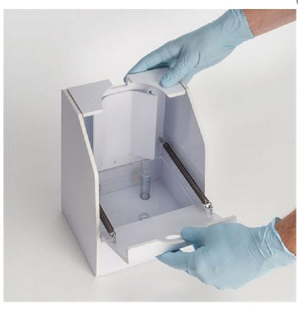 Market Lab Inc Wipe Dispenser White ABS Plastic Manual Wall Mount - Each - 15065-EA