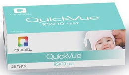 Quidel Respiratory Test Kit QuickVue® RSV10 Respiratory Syncytial Virus Test (RSV) 25 Tests CLIA Non-Waived - Case of 10 - 20222-CS