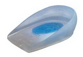 Alimed Silipos® WonderSpur™ Heel Cup Medium Silicone Clear / Blue Male 5 to 7 / Female 6 to 9 - Each - 2970003718-EA