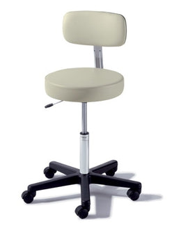 Midmark Air Lift Exam Stool Ritter® 273 Value Series Backless Pneumatic Height Adjustment 5 Casters Pelican - Each - 273-001-999-EA