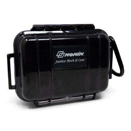 Nonin Medical Oximeter Carry Case Justice Mark 2 Black For Onyx® II 9550 Pulse Oximeter - Each - 3802-000-EA