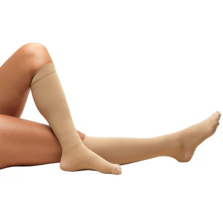 Truform Anti-embolism Stocking Truform® Knee High Large Beige Closed Toe - Each - 8808-BG-LG-EA