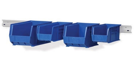 Market Lab Inc Storage Bin Mounting Rail 2.75 X 48 Inch, White - Each - 0984-EA