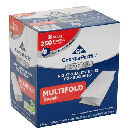 Georgia Pacific Paper Towel Georgia-Pacific Professional Series™ Multi-Fold 9-1/5 X 9-2/5 Inch - Case of 2000 - 2212014-CS
