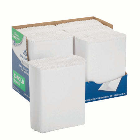 Georgia Pacific Paper Towel Georgia-Pacific Professional Series™ C-Fold 10-1/10 X 13-1/5 Inch - Case of 1200 - 2112014-CS