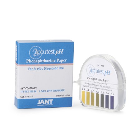 Jant Pharmacal Corp pH Paper in Dispenser Accutest® pH 4.5 to 7.5 - Roll of 1 - PF418-RL