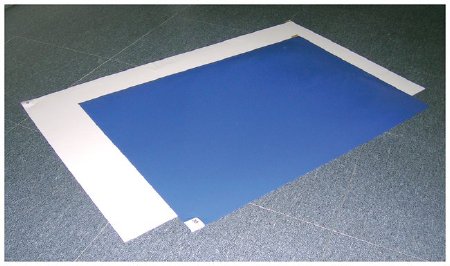 Fisher Scientific Adhesive Floor Mat Fisherbrand™ 36 X 45 Inch White Polyethylene - Case of 4 - 19181552-CS