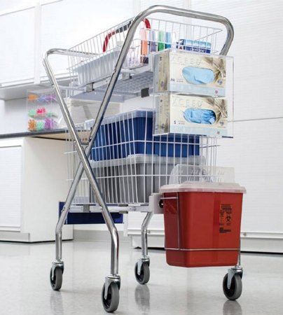 Market Lab Inc Phlebotomy Cart 19.5 X 30 X 38 Inch - Each - 15538-EA