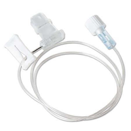 KORU Medical Systems Sub-Q Infusion Set HIgH-Flo 24 Gauge 9 mm 20 Inch Tubing Without Port - Box of 20 - RMS12409-BX