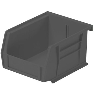 Health Care Logistics Storage Bin HCL® Super Tough Black Plastic 3 X 4-1/8 X 5-3/8 Inch - Each - 1400K-EA