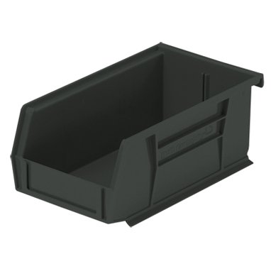 Health Care Logistics Storage Bin HCL® Super Tough Black Plastic 3 X 4-1/8 X 7-3/8 Inch - Each - 1405K-EA