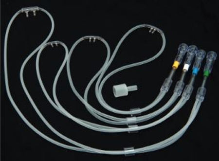 Sun Med Nasal Cannula High Flow Delivery Comfort Soft Plus® Pediatric Curved Prong / NonFlared Tip - Case of 10 - 0569-CS