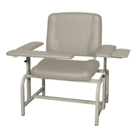 UMF Medical Bariatric Blood Drawing Chair Model 8690 Flip-up Arm Sand Gray - Each - 8690-EA