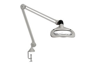 Accu-Scope Inc Magnifying Light LED Edge Clamp Mount Grey 59 W - Each - WAL025968-EA