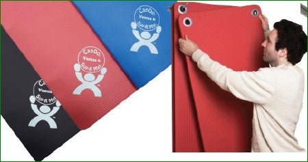Fabrication Enterprises ArmaSport® Premium Exercise Mat Blue Rubberized Foam 2/5 X 24 X 72 Inch - Each - 32-1420R-EA
