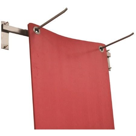 Fabrication Enterprises Exercise Mat Wall Rack 4 X 4 X 36 Inch, Holds 5 Mats - Each - 32-1492-EA