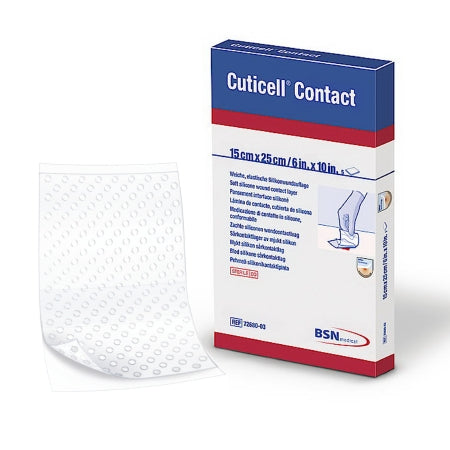 BSN Medical Wound Contact Layer Dressing Cuticell® Contact® Rectangle Sterile - Box of 5 - 7268003-BX