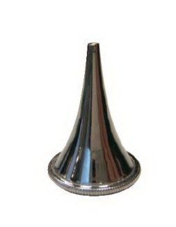 BR Surgical Ear Speculum Tip Round Tip Size 3 Ebonized 3 mm Reusable - Each - BR44-01030E-EA