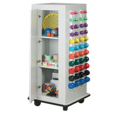 Fabrication Enterprises Storage Rack Maxrac 28 X 28 X 65 Inch, With Mirror - Each - 10-5121-EA