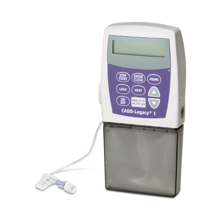Smiths Medical ASD, Inc. Ambulatory Infusion Pump CADD-Legacy 1® 6400 2 Alkaline AA Batteries 0 to 9,999 mL Volume LCD - Each - 21-6400-51-EA