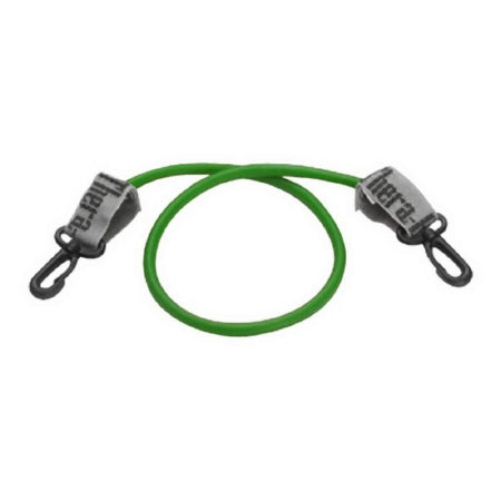 Performance Health Exercise Resistance Tubing with Connectors TheraBand® Green 24 Inch Length Medium Heavy Resistance - Pack of 2 - 21642-PK