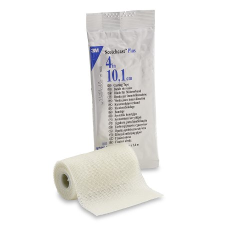 3M Ortho Cast Tape 3M™ Scotchcast™ Plus 4 Inch X 12 Foot Fiberglass / Resin White - Box of 10 - 82004-BX