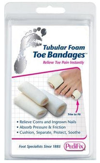 Pedifix Toe Bandage Tubular-Foam Toe Bandages™ Small Pull-On Toe - Each - P337-S-EA