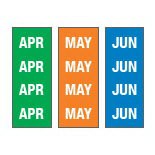 Steris Pre-Printed Label Key Surgical® Multipurpose Label Blue / Green / Orange Tape Month Patterned 1/4 Inch - Each - T90201-EA
