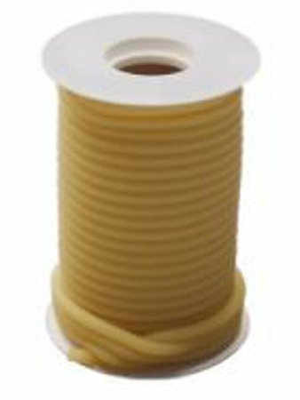 Graham-Field General Use Connector Tubing 50 Foot Length 0.25 Inch I.D. NonSterile Without Connector Amber Smooth OT Surface Natural Latex Rubber - Each - 3932 132-EA