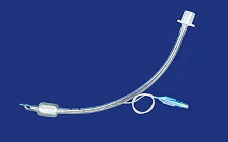 Mercury Medical Cuffed Endotracheal Tube Parker Flex-Tip Easy Curve™ Curved 4.5 mm Pediatric Bevel - Box of 10 - ITHPFHV45-BX