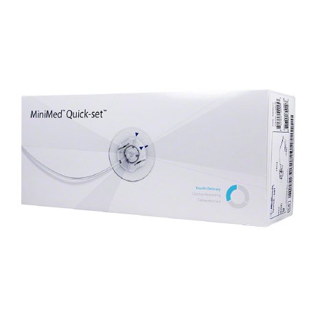 Medtronic Insulin Infusion Set Quick-set® 9 mm 32 Inch Tubing Without Port - Box of 10 - MMT-386A-BX