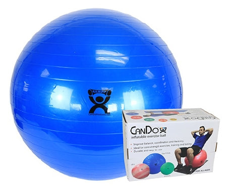 Fabrication Enterprises Inflatable Exercise Ball CanDo® Blue - Each - 30-1805B-EA