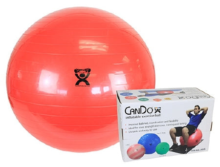 Fabrication Enterprises Inflatable Exercise Ball CanDo® Red - Each - 30-1804B-EA