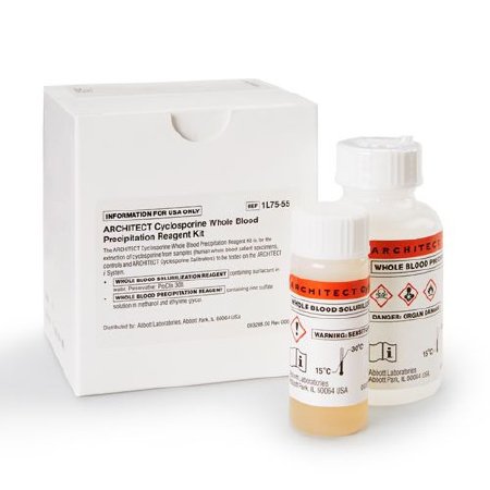 Abbott Immunoassay Reagent Architect™ Immunosuppressant Drugs / Transplantation Cyclosporine - Each - 01L7555-EA