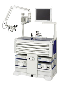 BR Surgical ENT Treatment Cabinet Optimus Metal / Aluminum / Safety Laminated Glass 6 Drawers - Each - BR900-7510-EA