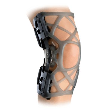 DJO Knee Brace OA Reaction Web™ Left Medial / Right Lateral 3X-Large Hook and Loop Strap Closure 29-1/2 to 32 Inch Thigh Circumference Left or Right Knee - Each - 11-7427-7-EA