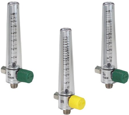 Precision Medical Compact Flowmeter 0 to 15 LPM Increment - Each - 8MFA1005PTO-EA
