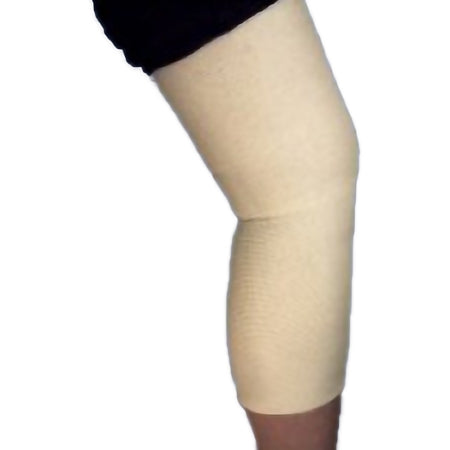 Medi-Tech International Elastic Tubular Support Bandage SpandaGrip™ 4 X 36 Inch Large Knee / Medium thigh Pull On Natural NonSterile Size F Standard Compression - Box of 12 - SAG10436-BX