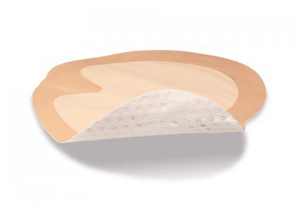 Mediusa Super Absorbent Dressing Eclypse® Adherent Sacral 6-1/2 X 7-1/2 Inch Sacral Sterile - Box of 10 - CR3985-BX