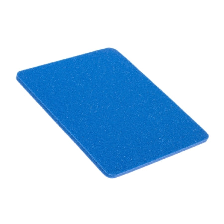 DermaRite Industries Silver Foam Dressing DermaBlue+™ Foam Transfer 4 X 5 Inch Rectangle Sterile - Box of 10 - 76040518-BX